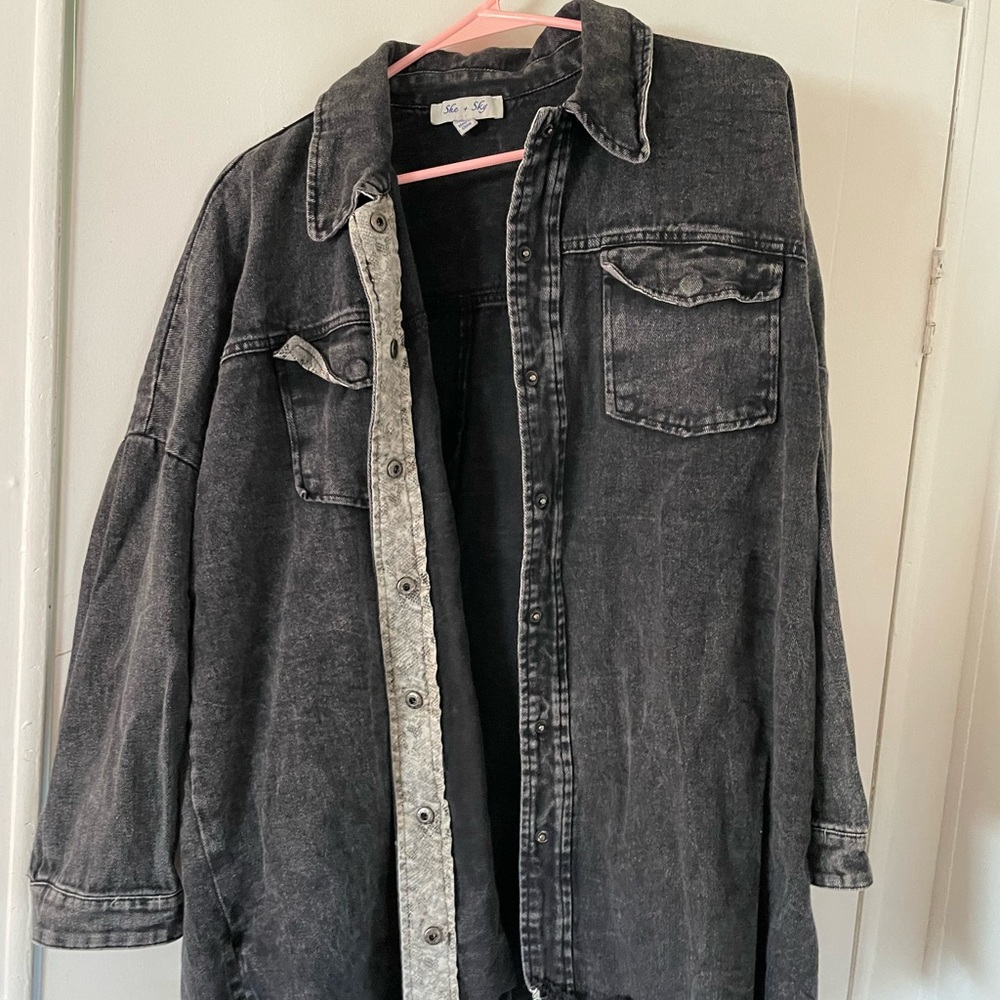 Black shacket
